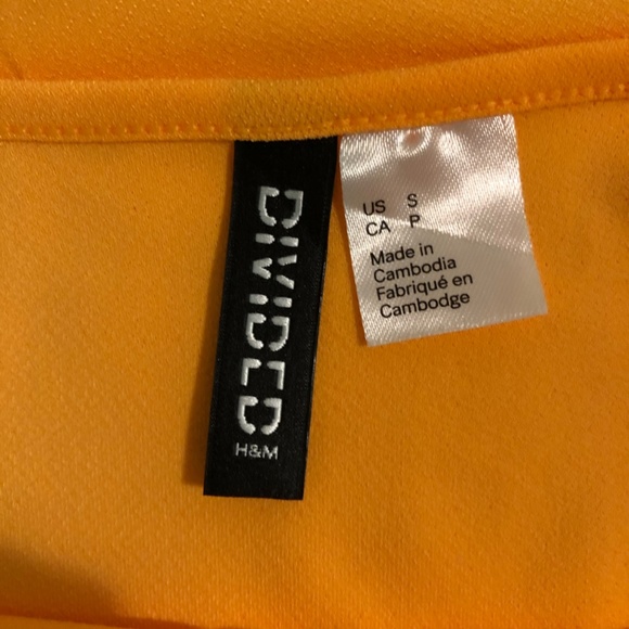 DIVIDED H&M Orange Bodysuit - Picture 4 of 5